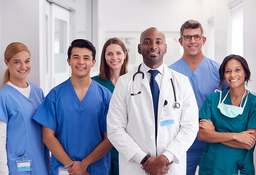 smiling female nurse